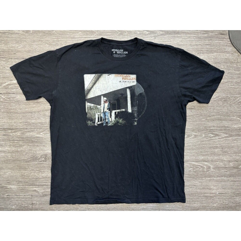 Black Morgan Wallen Tour T-shirt Album Artwork From One Thing At A Time Size 2X